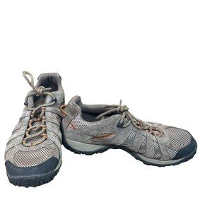 Columbia TechLite Mens Brown Suede Mesh Hiking Trail Shoes Size 10.5 SKU 9429